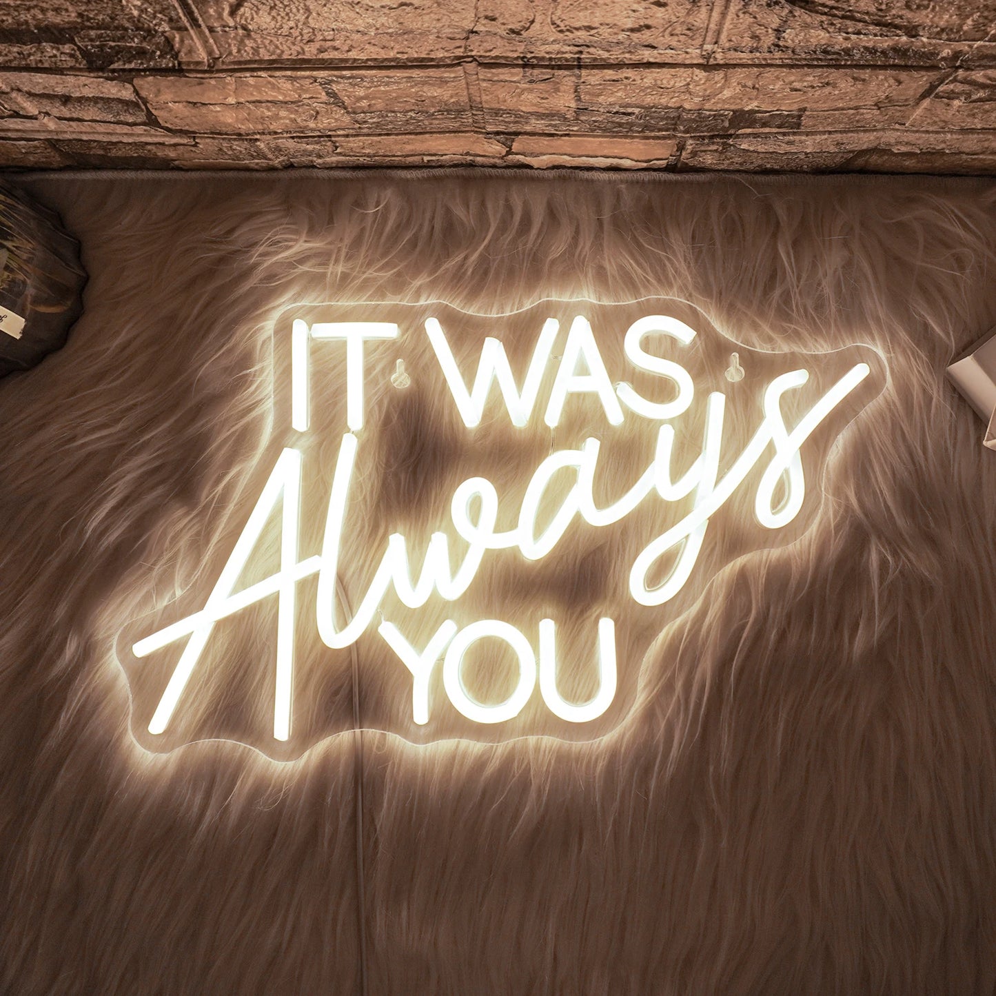 It Was Always You Neon Signs LED Wedding Boda Party Romantic Sign Lights Bedroom Room Decor Art Wall Oh Baby Decoration Lamp
