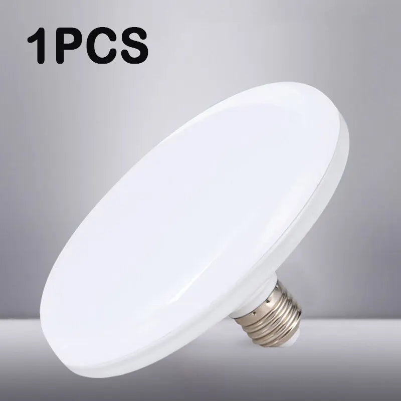 LED Bulb 220V E27 Base Household Energy Saving Lamp 30W/50W Indoor Lighting Flying Saucer Light 6500K Ceiling Lamp Garage Light