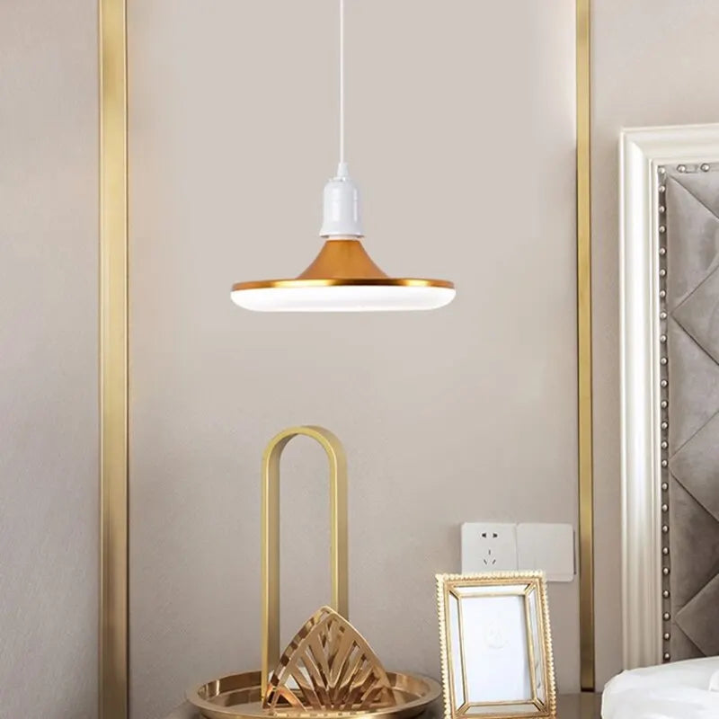 LED Bulb 220V E27 Base Household Energy Saving Lamp 30W/50W Indoor Lighting Flying Saucer Light 6500K Ceiling Lamp Garage Light