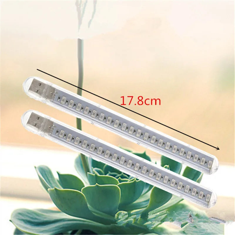 5V LED Grow Light USB Full Spectrum Red & Blue Phyto Grow Lamp 21 leds Indoor Phytolamp For Plants Flowers Seedling Greenhouse
