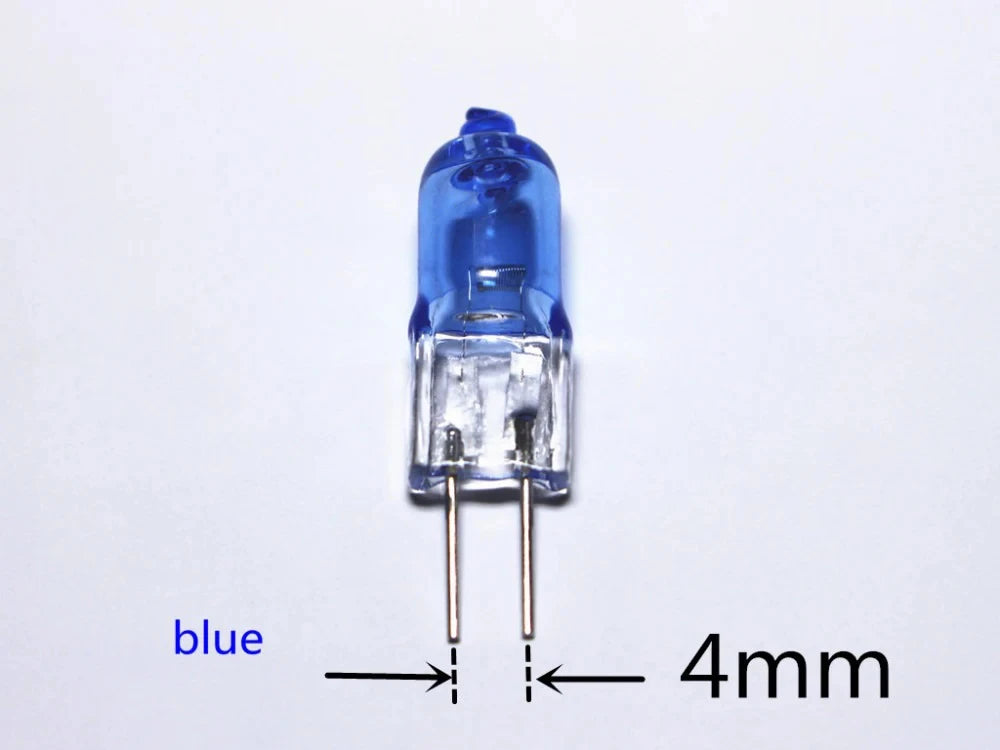 10PCS Mini DC 12V 20W Mini G4 Halogen Light Bulb Super Bright Warm White Tungsten JC Type for Crystal Chandelier Capsule Lamp
