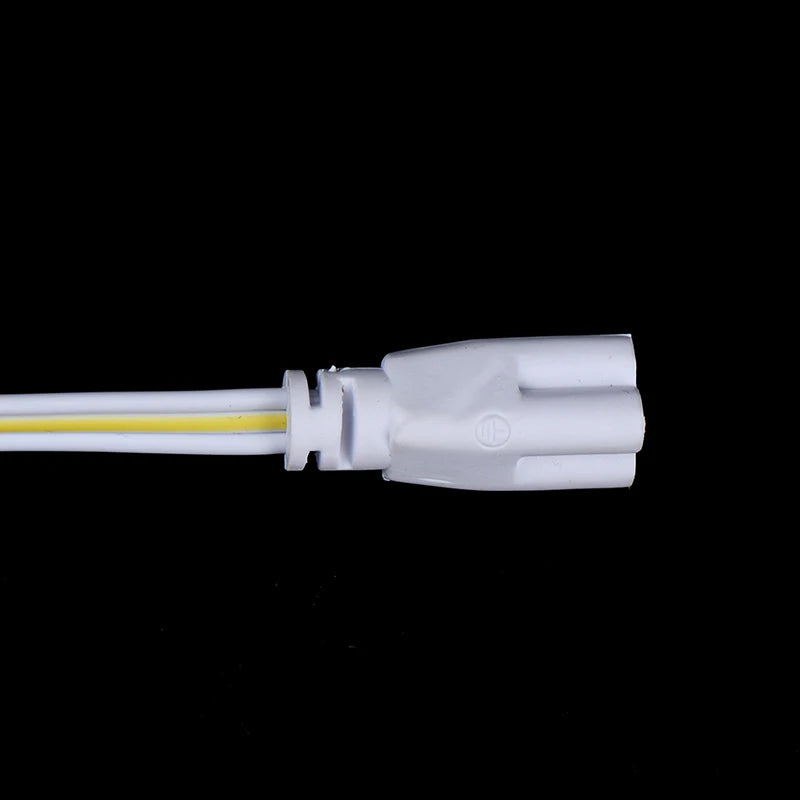 Flexiable Double End 3Pin LED Tube Connector Cable Wire, T4 T5 T8 Extension Cord For Integrated LED Fluorescent Tube Light Bulb