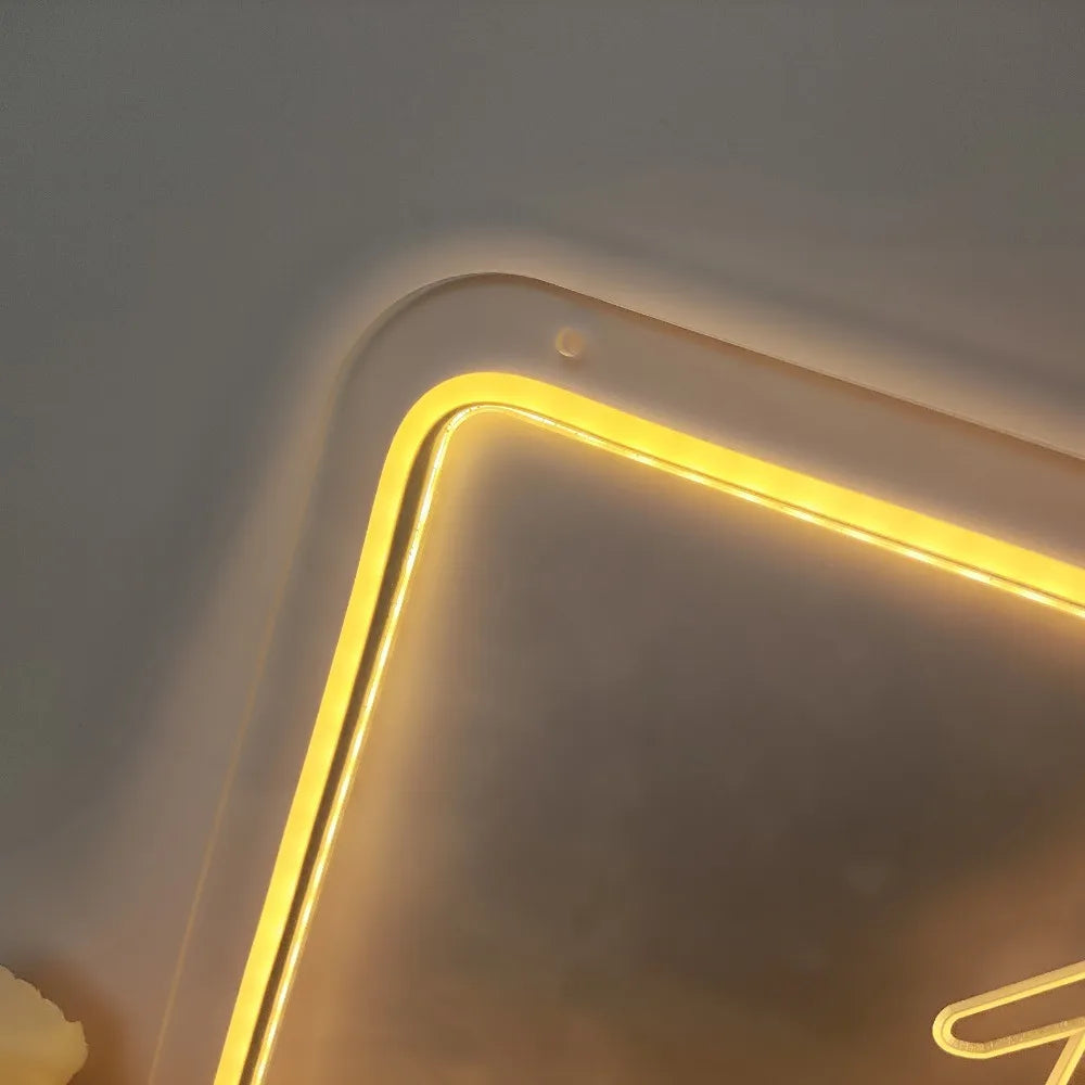 3D Carve Neon Sign Personalised LED Neon Light Basement Sign Wall Decoration Decors Aesthetic 12 Colors with Dimmer Switch
