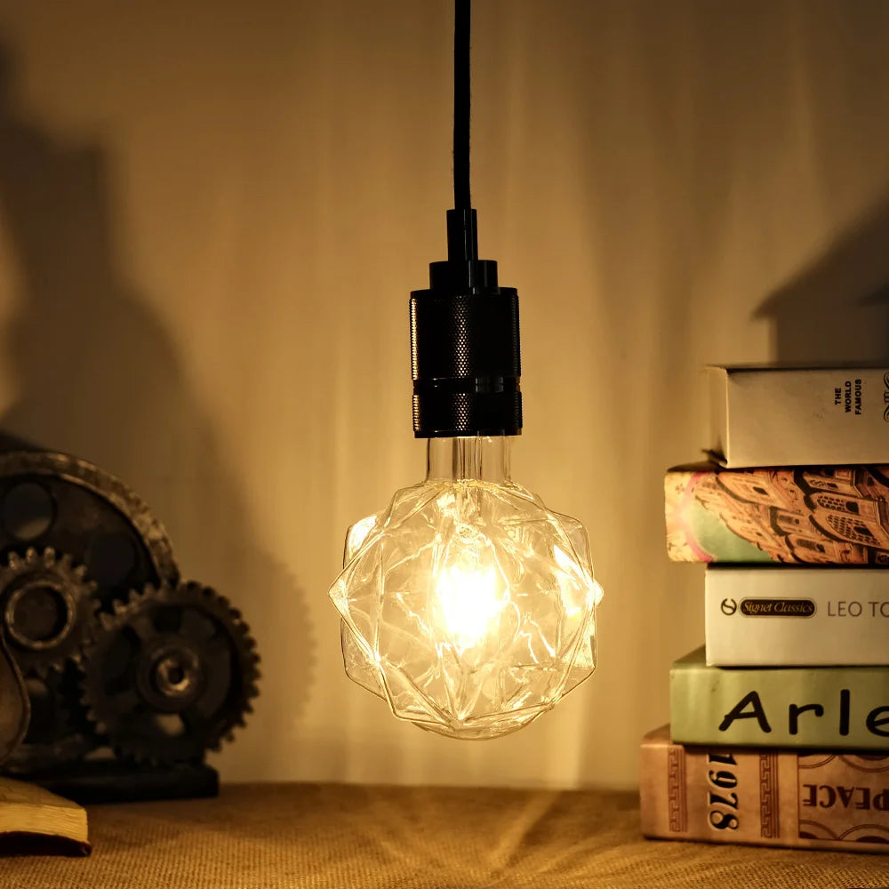 TIANFAN Specialty Decorative Vintage Led Bulb Gaint Big Led Bulb G125 Lotus 4W 220-240V E27 Edison Style 2700Kelvin Warm