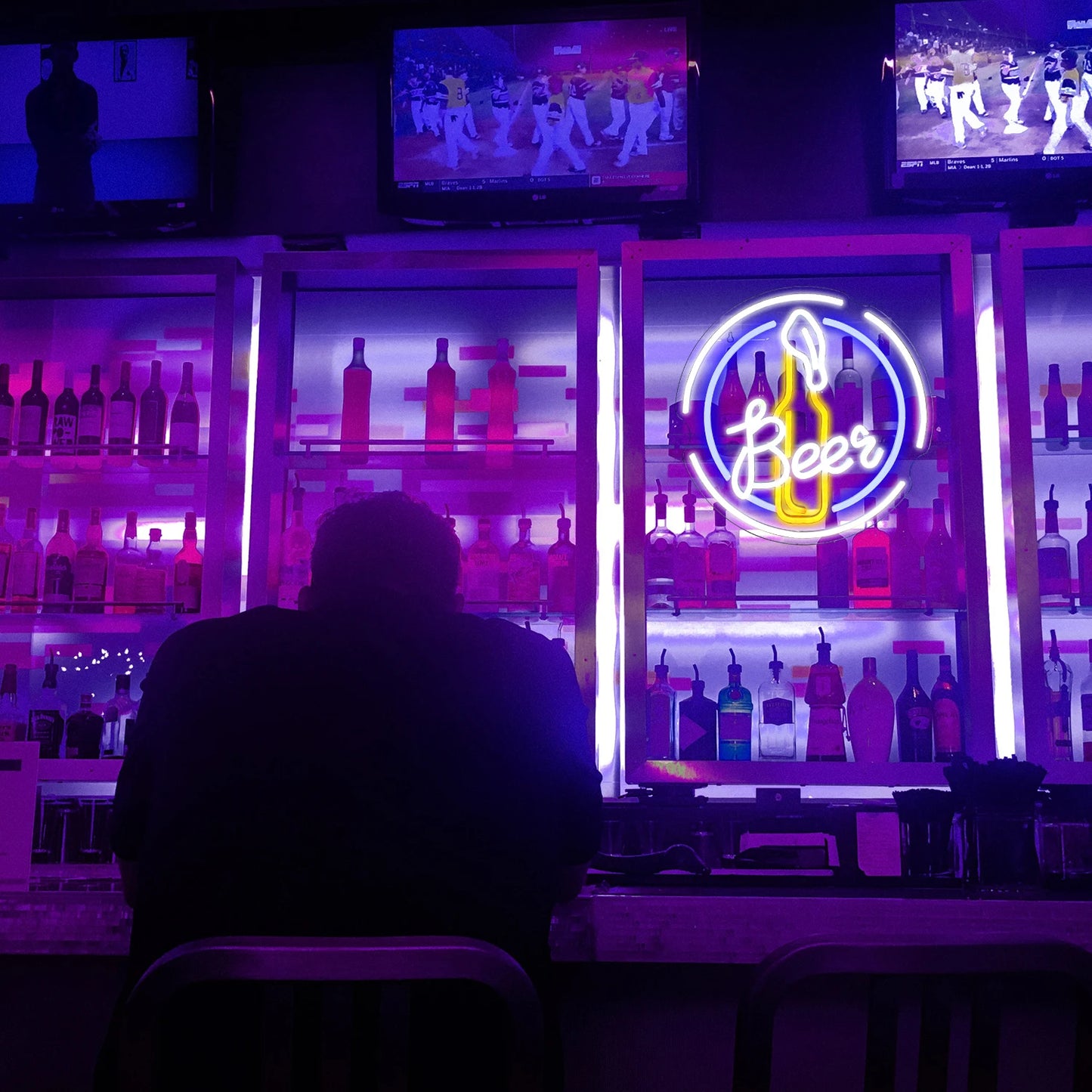 Beer Time Led Neon Sign Shop Bar Restaurant Hotel Decorative Light Neon Bedroom Wall Kitchen Personalized Decor Night Light USB