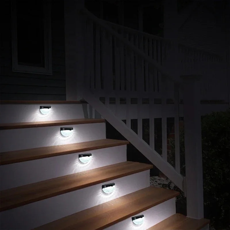 10Pack LED Solar Light Outdoor Wall Lamps Energy Garden Lamps Waterproof Solar Fence Lamp Christmas Decoration Festoon Led Light