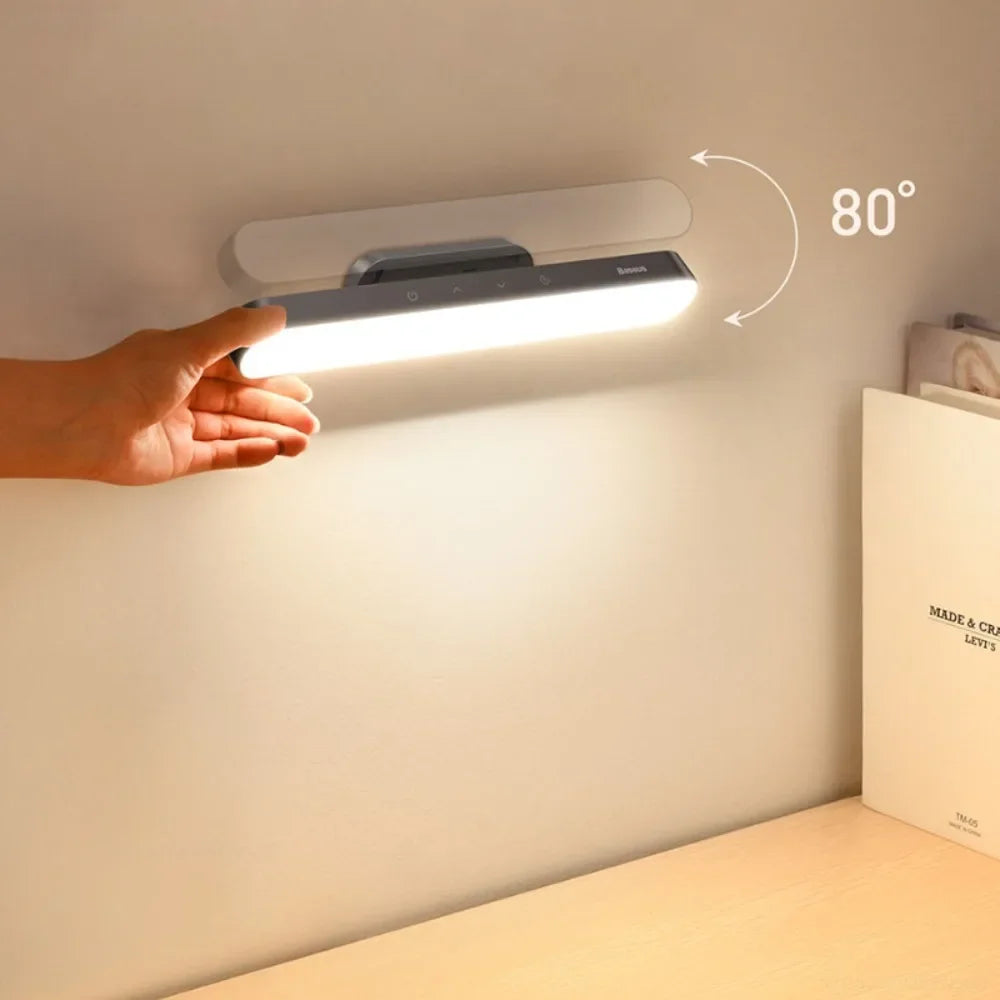 Xiaomi Baseus Magnetic Table Lamp Delay Off Dormitory Cabinet Light LED Desk Lamp for Study USB Rechargeable Home Night Light