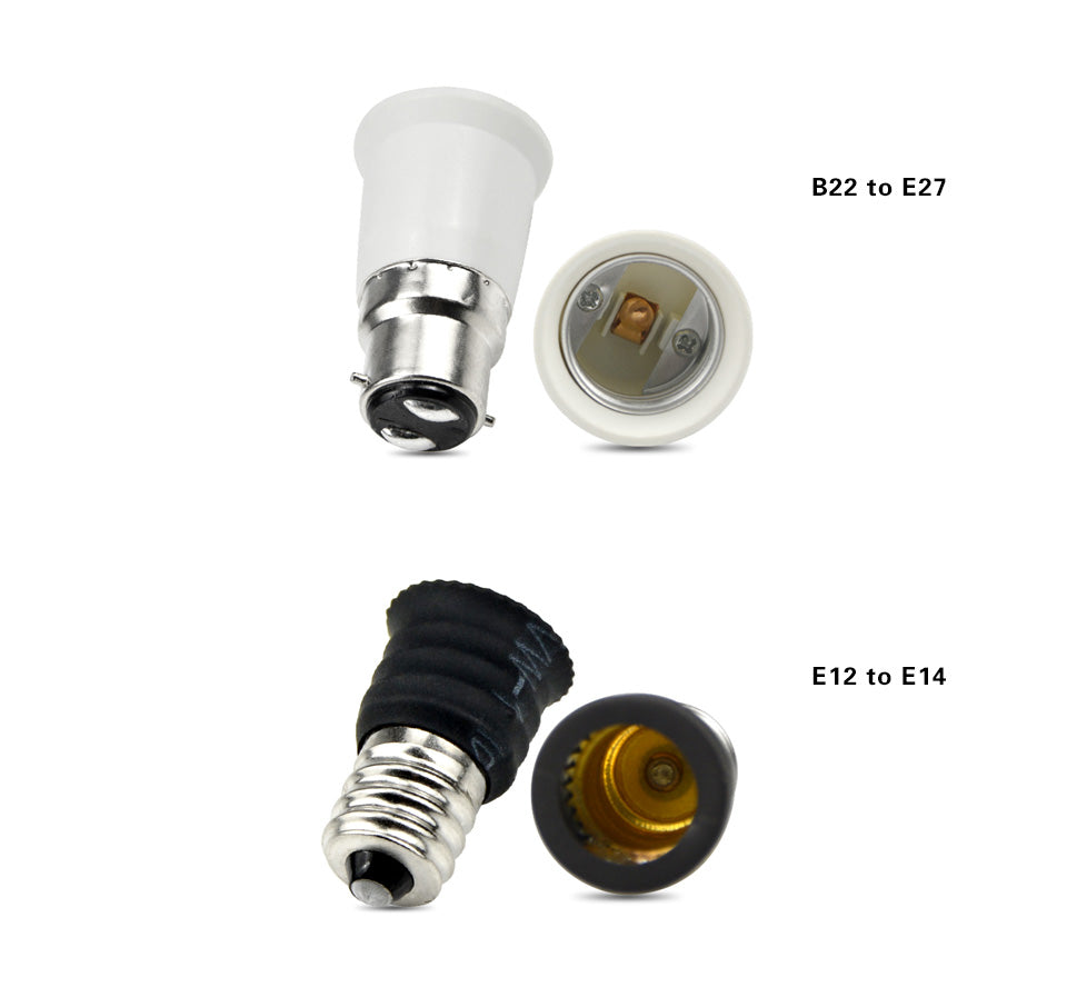 E27 1PCS Lamp Base Lamp Holder Converter Socket Adapter For E14 G9 E12 B22 G4 MR16 GU10 LED Corn Bulb light