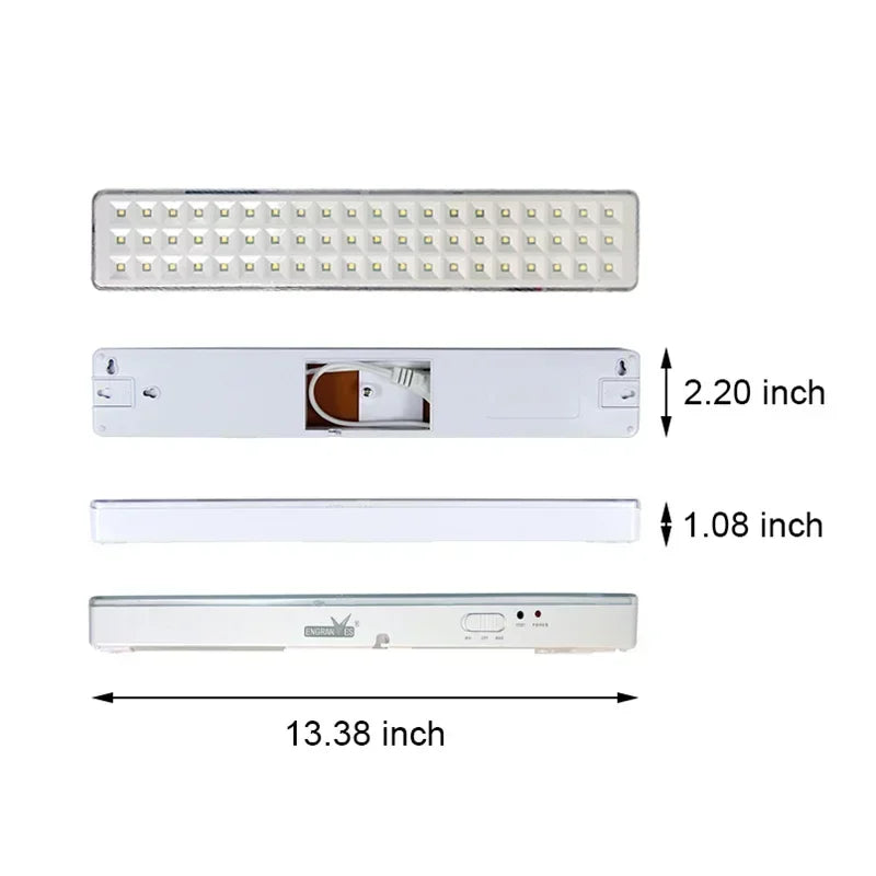 90Leds Emergency Light Dimmable handheld Rechargeable Emergency Lamp Outdoor Night Repair Light Camping Lantern Power Outage Use
