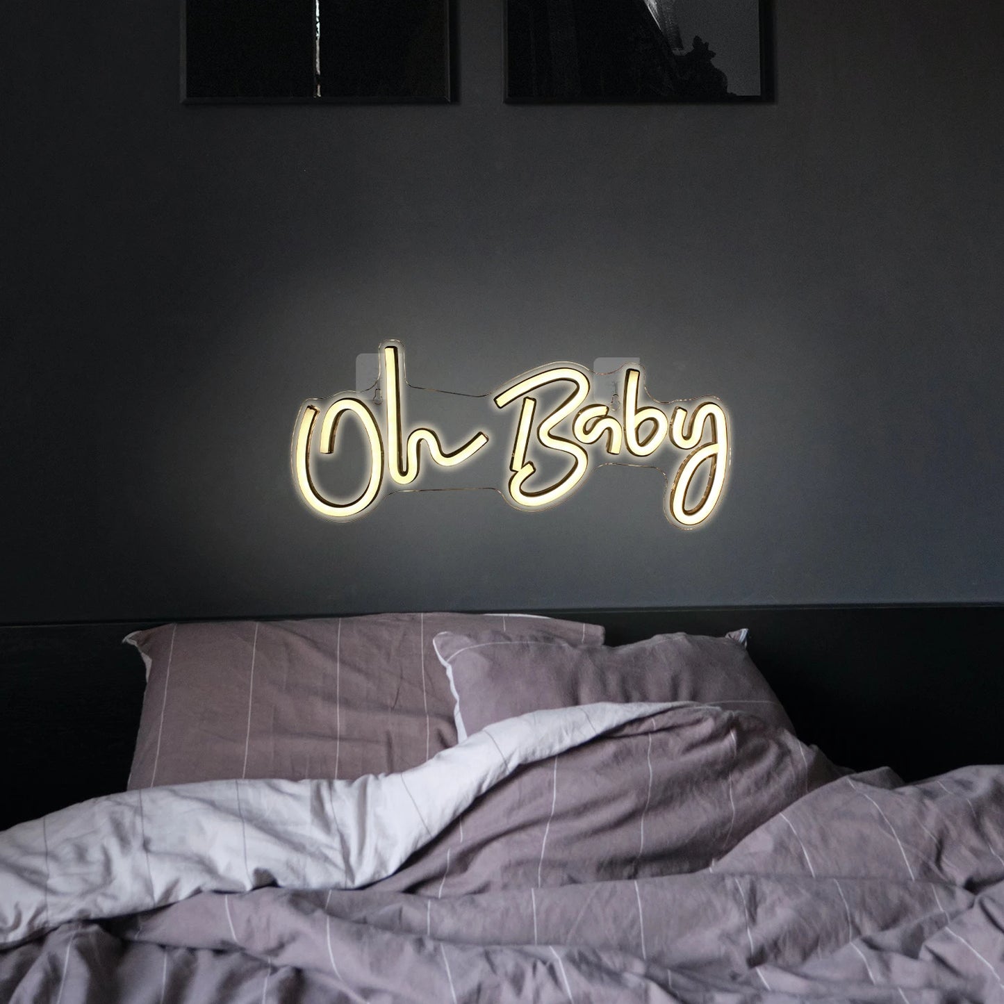 It Was Always You Neon Signs LED Wedding Boda Party Romantic Sign Lights Bedroom Room Decor Art Wall Oh Baby Decoration Lamp
