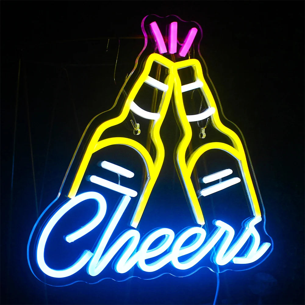 Beer Time Led Neon Sign Shop Bar Restaurant Hotel Decorative Light Neon Bedroom Wall Kitchen Personalized Decor Night Light USB
