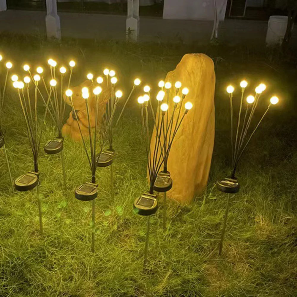 8/10LED Solar Light Outdoor Waterproof Garden Decoration Landscape Lights Firefly Garden Lamp Courtyard Garden Decor