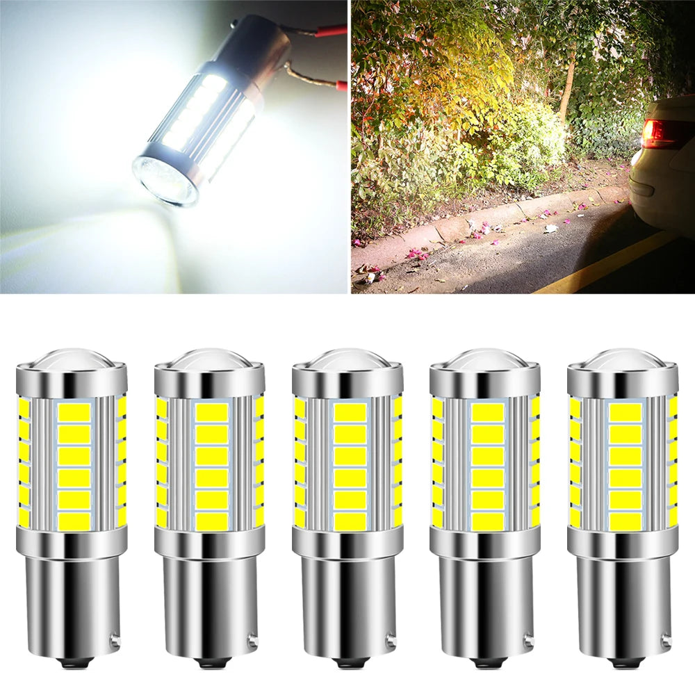 2pcs 1156 BA15S P21W LED Car Tail Bulb Brake Lights for Ford Focus MK2 MK3 ST RS Ecosport Ranger C-Max S-Max Fuga Escape Fiesta