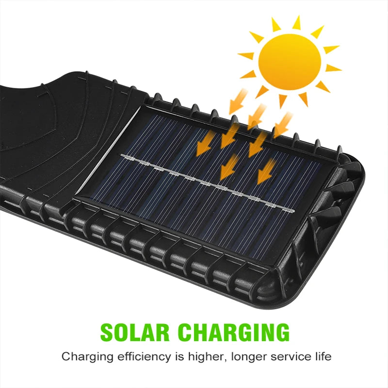 Solar Street Lights Outdoor, Solar Lamp With 3 Light Modes Waterproof Motion Sensor Security Lighting for Garden Patio Path Yard