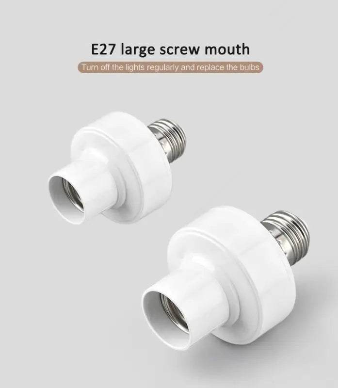 WiFi Smart Light Bulb Adapter Lamp Holder Base AC Smart Life/Tuya Wireless Voice Control With Alexa Google Home E27 E26 65-265V