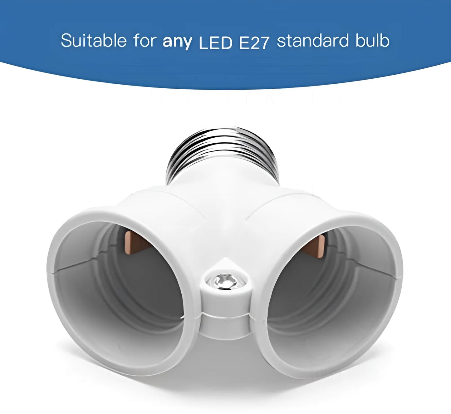 E27 LED Bulb Lamp Holder 3 in 1/4 in 1/5 in 1/ 6 in 1 85-265v E27 Base Socket Splitter LED Lamp Socket Light Bulb Adapter Holder
