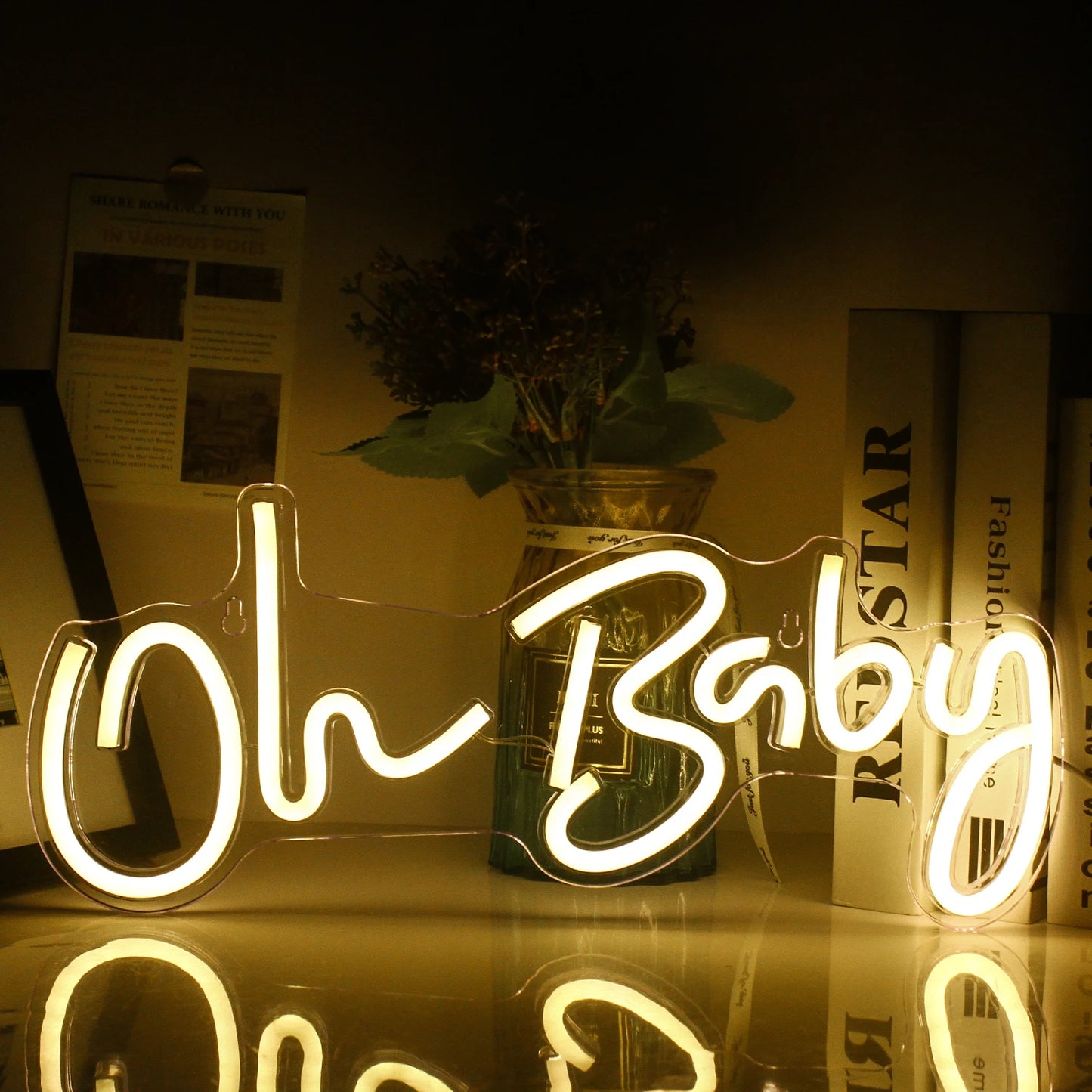 It Was Always You Neon Signs LED Wedding Boda Party Romantic Sign Lights Bedroom Room Decor Art Wall Oh Baby Decoration Lamp