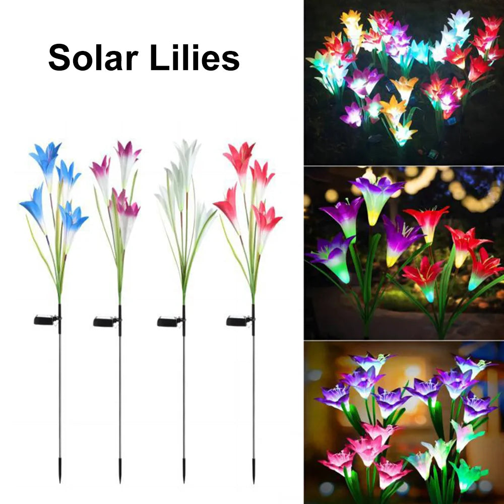 8/10LED Solar Light Outdoor Waterproof Garden Decoration Landscape Lights Firefly Garden Lamp Courtyard Garden Decor