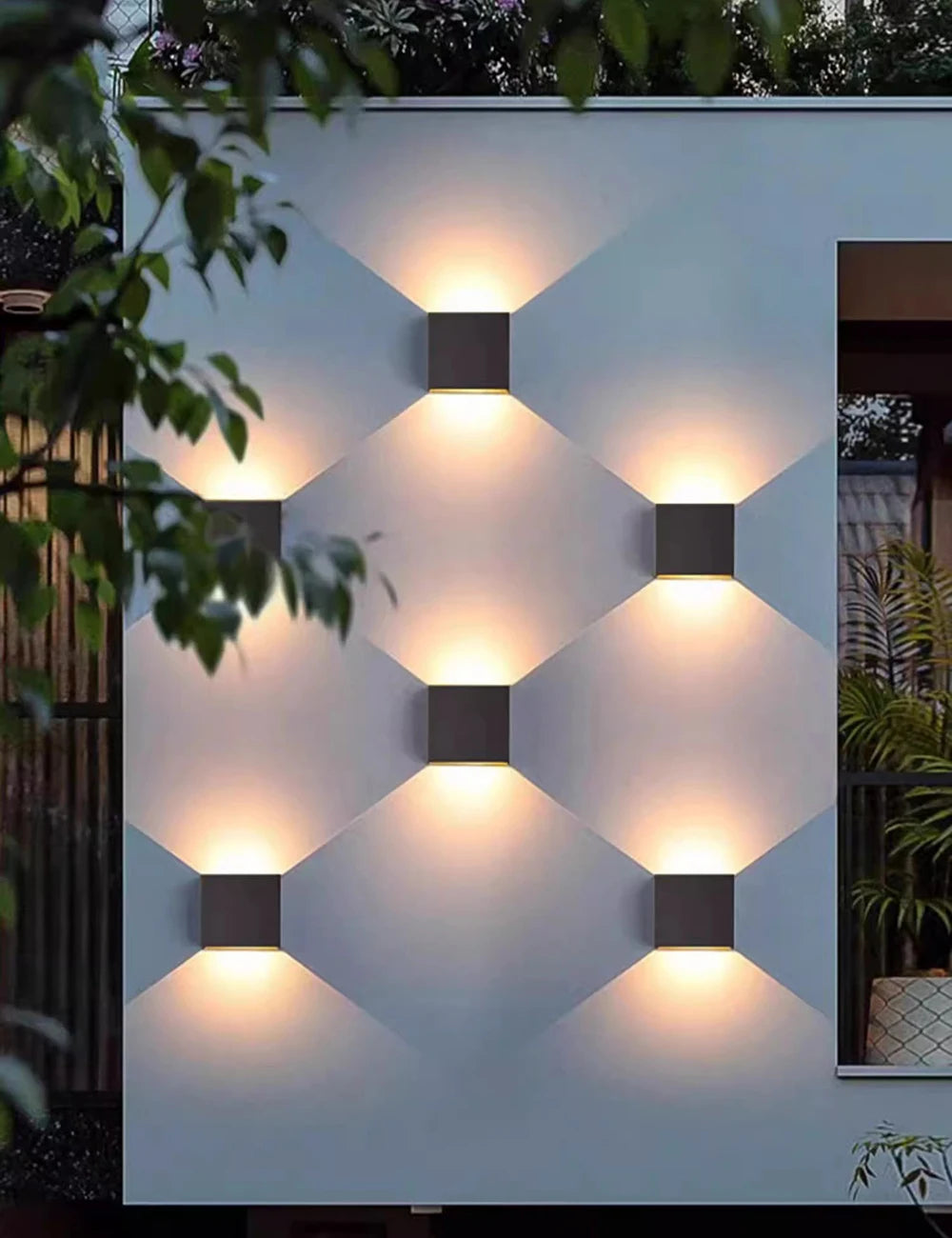 Led Wall Lamp Outdoor Indoor Waterproof IP 65 Surface Mounted Modern Simple LED Up and Down Wall Light Porch Garden 12W AC85-265