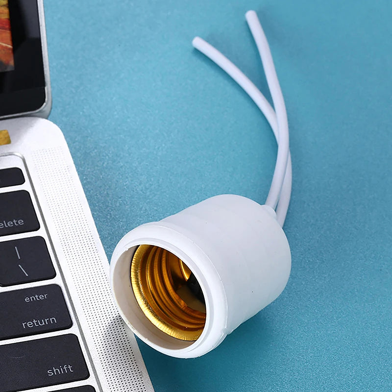 DIY Waterproof E27 Lamp Holder Lampholder Outdoor Fitting E27 Lamp Holder Construction Socket Base Lighting Accessories