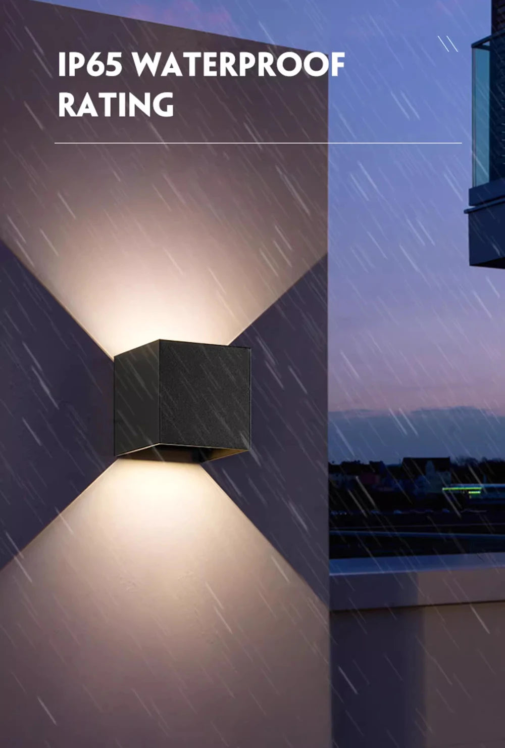 Led Wall Lamp Outdoor Indoor Waterproof IP 65 Surface Mounted Modern Simple LED Up and Down Wall Light Porch Garden 12W AC85-265