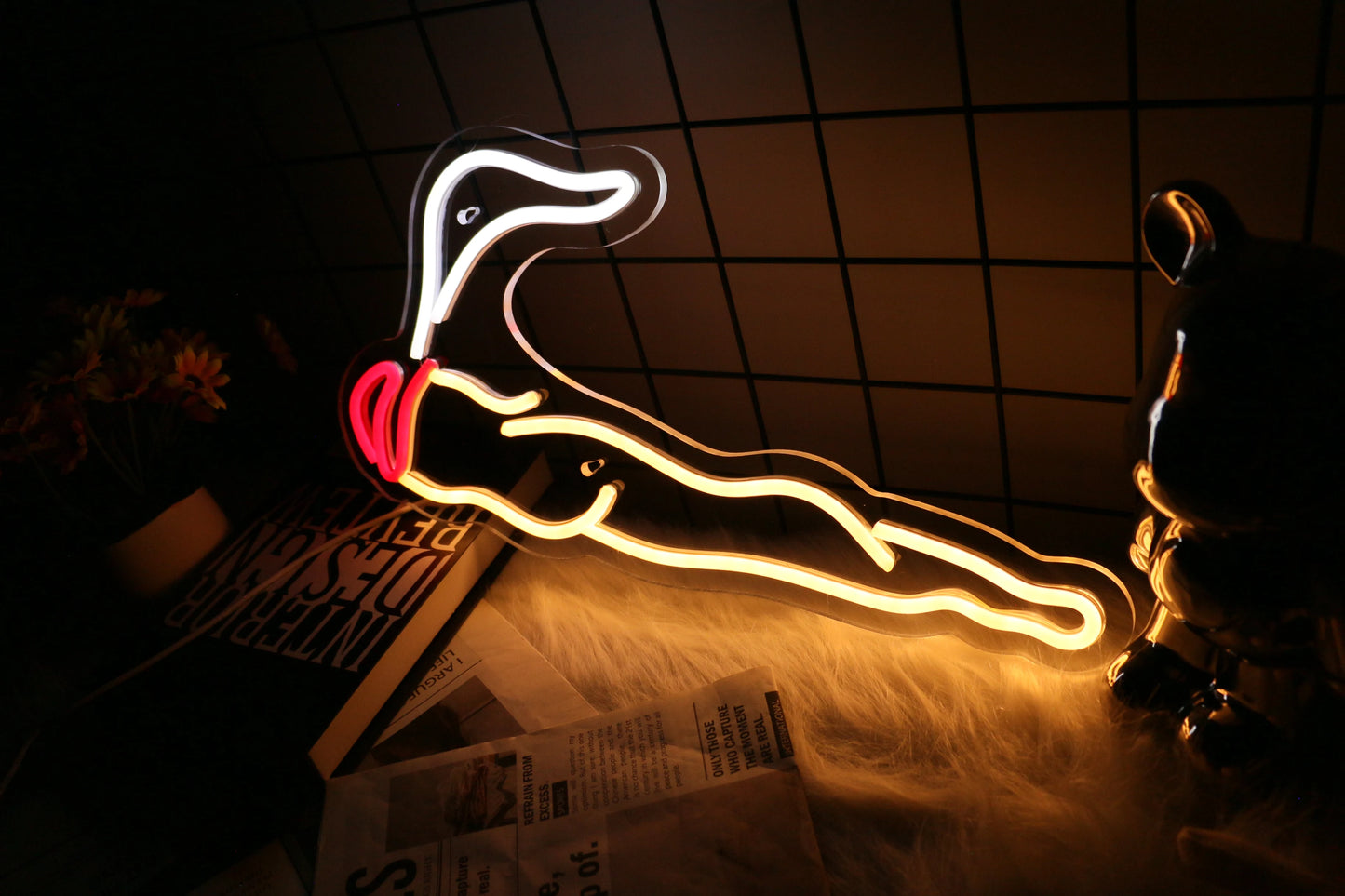 UponRay Led Neon Sign, for Wall Decor Unique Night Light for Boys Stoner Gifts Living Bedroom Room Shop Hotel Bar Party Supplies