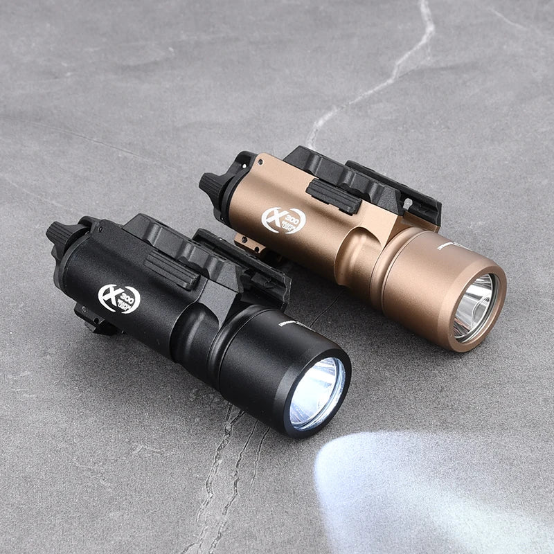 WADSN Tactical Surefir X300 X300U Ultra X300V Pistol Scout Light Rifle Airsoft Weapon Gun Strobe Flashlight Glock G17 19 Torch