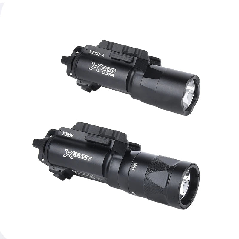 WADSN Tactical Surefir X300 X300U Ultra X300V Pistol Scout Light Rifle Airsoft Weapon Gun Strobe Flashlight Glock G17 19 Torch