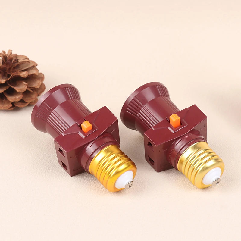 110V- 240V E27 Screw Bulb Holder Convert To With Switch Lamp Socket LED Bulb Adapter With Switch Lamp Bulb Socket Adapter