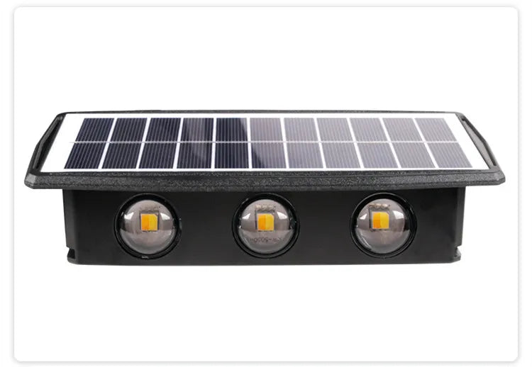 Solar Wall Lamp Led Outdoor Waterproof Decoration Garden Lamp Up And Down Luminous Lighting for Wall Porch Balcony Garden Street