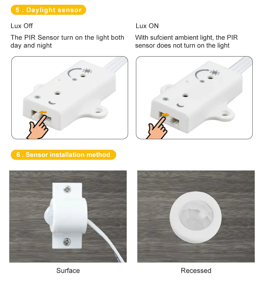 Dream Color Rgb-ic Led Strip Motion Sensor Stair Light Addressable Pixel Controller Chase Running Light Led Tape Step Lighting