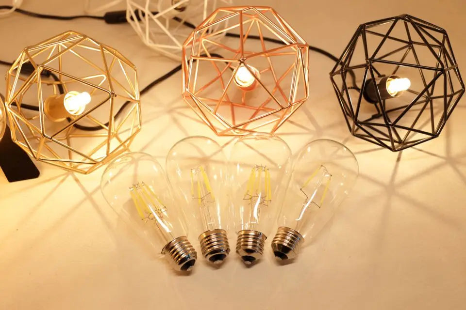 2W 4W 6W 8W E27 E14 Retro Edison LED Filament Bulb Lamp 220V-240V Light Bulb C35 G45 A60 ST64 G80 G95 G125 Glass Vintage Bulb