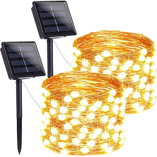 DIY 20m/10m Solar Led Light Outdoor Festoon Led Lamp Solar Garden Light Outdoor Waterproof Fairy Garland String Christmas Lights