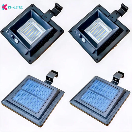 40 LED Solar Powered Gutter Sensor Light Fence Light Waterproof Pathway Solar Lamps Sunlight Powered Outdoor Garden Lighting