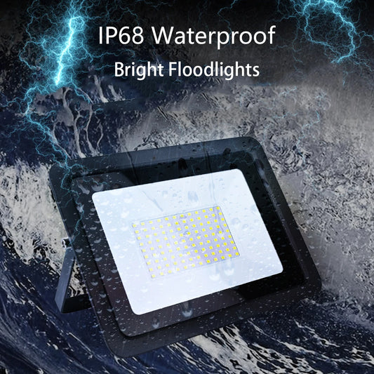 10W 20W 30W 50W 100W LED Flood Light AC220V Outdoor IP68 Waterproof Floodlight Reflector Garden Spotlight Foco Led Exterior Wall