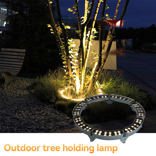 1Pc LED Tree Hugging Lamp Garden Lighting Warm White RGB Automatic IP65 Waterproof AC220V Spot Lights Garden Tree Lamp 12W