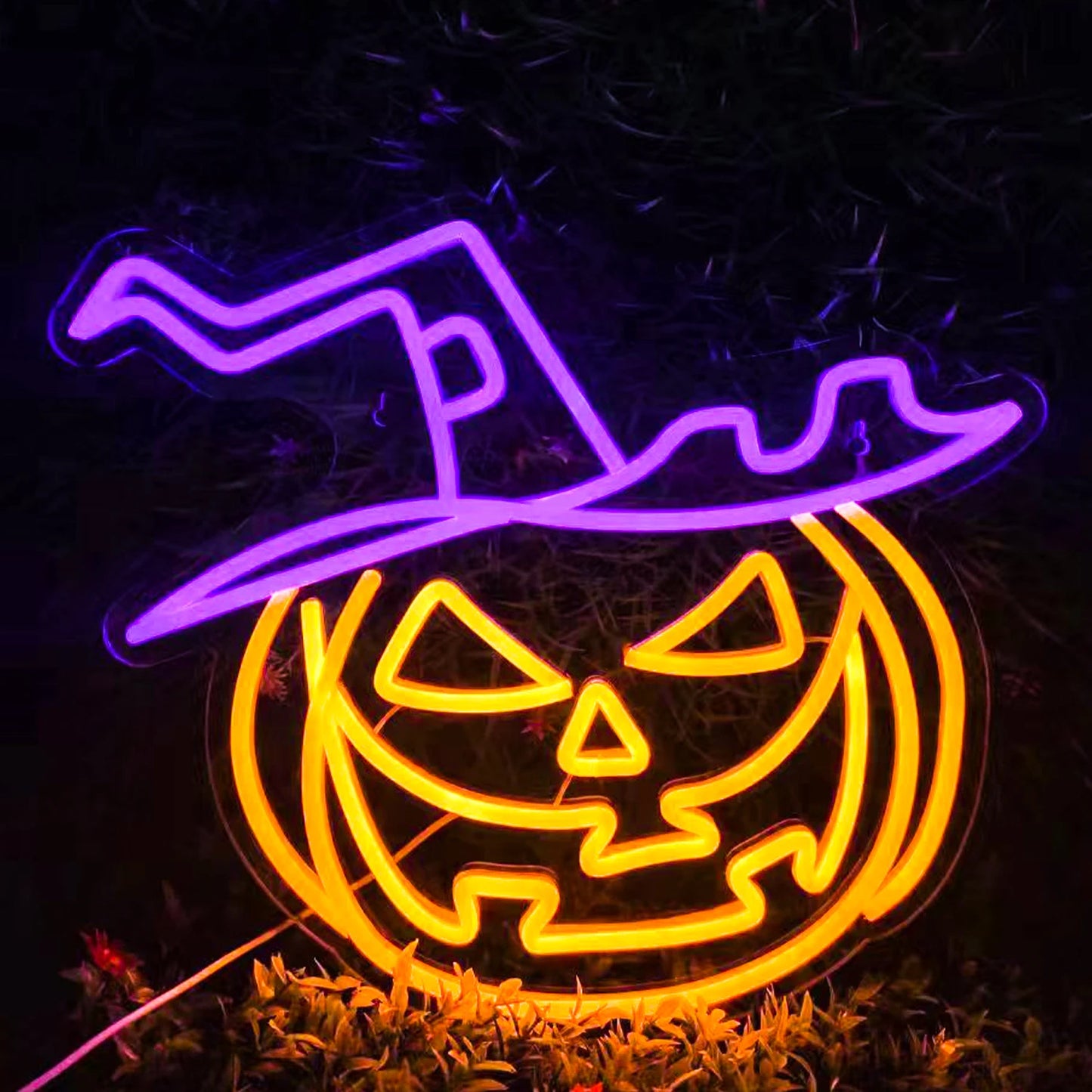 Pumpkin Halloween Neon Signs Lantern Led Light Up Sign USB Powered Home Party Bedroom Decoration Spooky Boo Neon Wall Decor Lamp