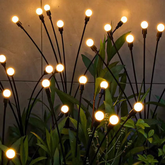 8/10LED Solar Light Outdoor Waterproof Garden Decoration Landscape Lights Firefly Garden Lamp Courtyard Garden Decor