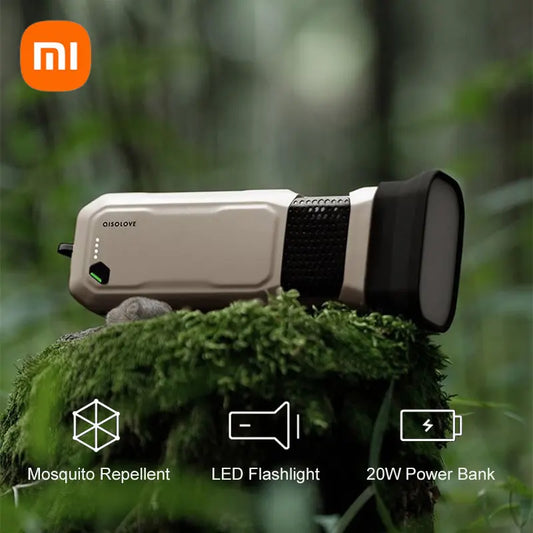 Xiaomi SOLOVE Outdoor Portable Mosquito Repellent LED Flashlight Power Bank Camping Portable Mosquito Killer Multi-purpose Tools