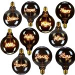 Illuminate Your Space with Big Globe Alphabet LED Bulbs