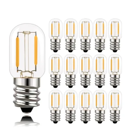 Illuminate your space with T22 Tubular Led Filament Bulb - 15 Pcs