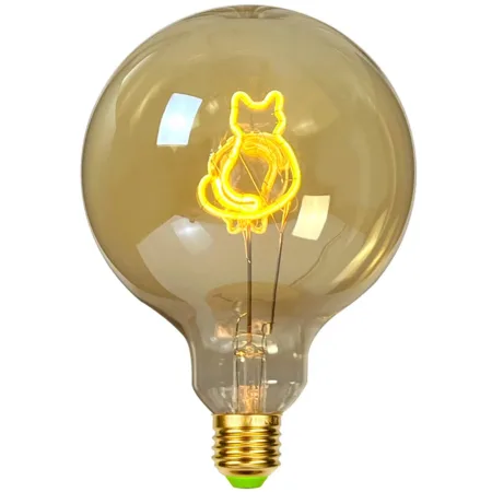 Illuminate Your Space with Vintage Cat Big Globe E27 Led Bulb